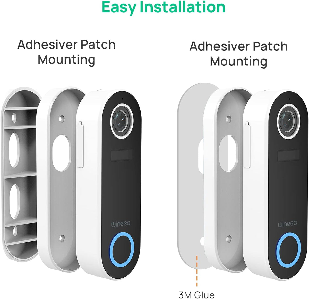 Video Doorbell Camera HD 1080P with Chime, Night Vision, Motion Detection, IP65 Waterproof K261321
