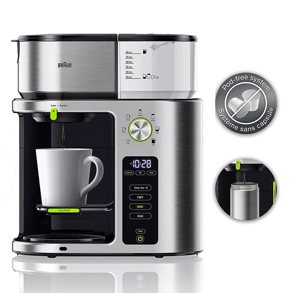 Stainless Steel 10 Cup Drip Coffee Maker R307