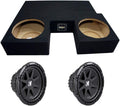 Toyota Tundra 07-12 Double Cab Truck Dual 10 Subwoofer Sub Box Enclosure 600 Watts Peak I779229