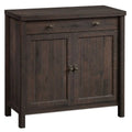 Mid-Century Wood Cabinet in Coffee Espresso Oak W840118
