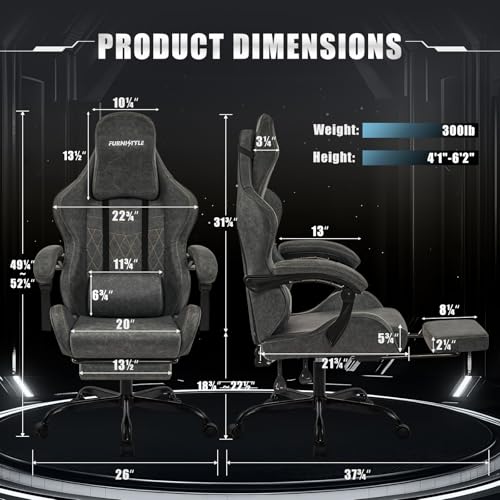 Green PU Leather Ergonomic Gaming Chair G8446