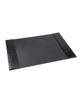 Black Croc-Embossed Leather Desk Blotter V134091