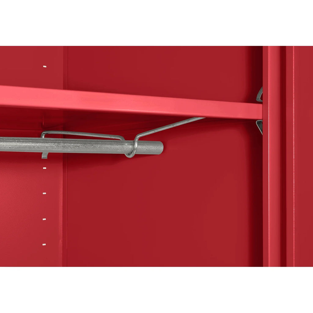 36"W x 24"D x 78"H Steel Mobile Wardrobe M791