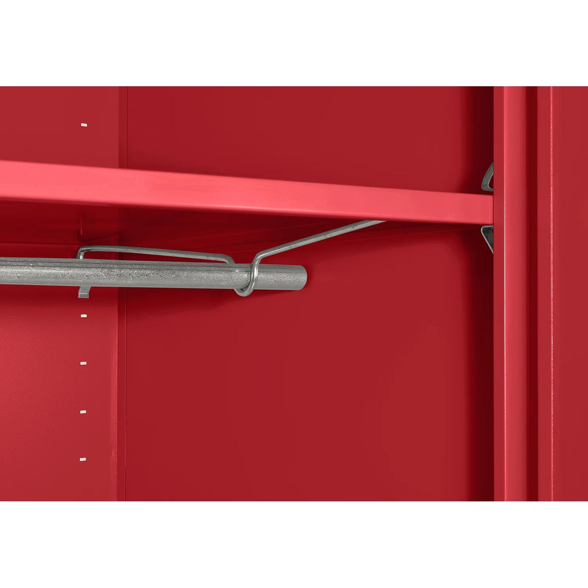 36"W x 24"D x 78"H Steel Mobile Wardrobe M791