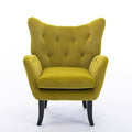 Tufted Velvet Wingback Chair O551263