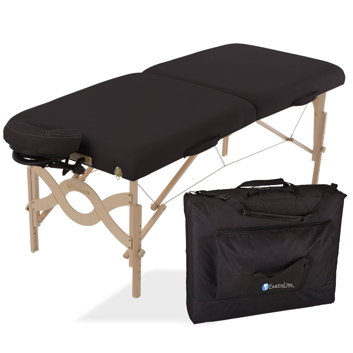 Black Portable Massage Table E596031