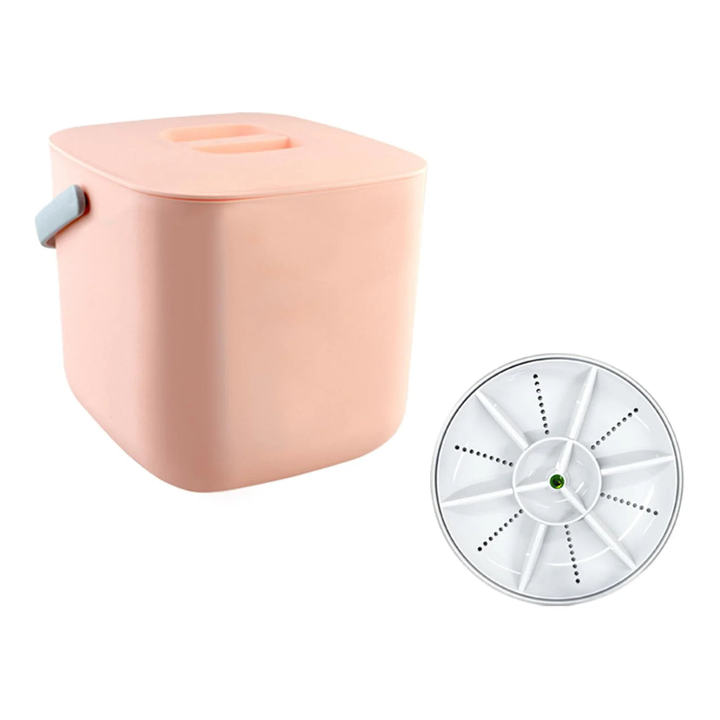 White Mini USB Dishwasher with Bucket X945672