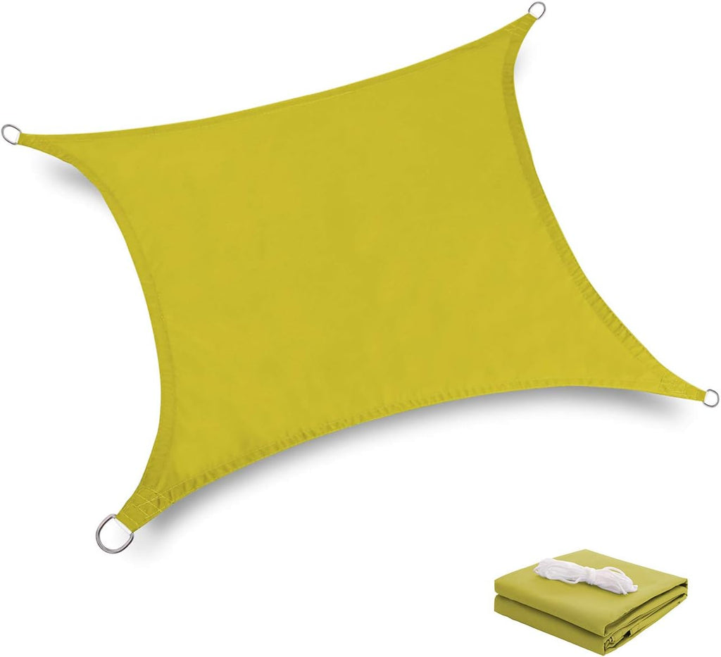 Blue Rectangle Sun Shade Sail 10' x 13' R912