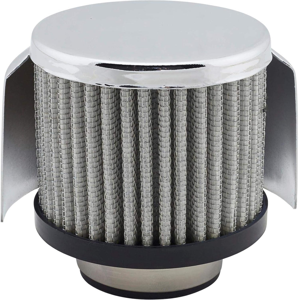 Chrome Aluminum Valve Covers with Shielded Breathers M346850