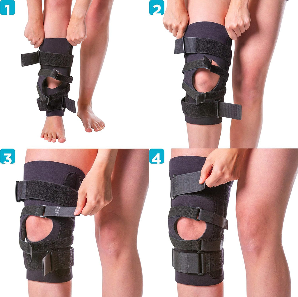 J Patella Knee Brace with Support Straps, 3XL, Pack of 2 N874320