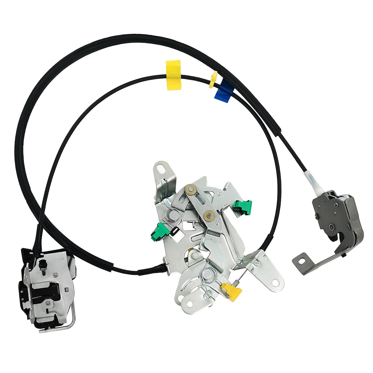 Rear Door Latch Lock & Cable Assembly Compatible with Ford F-250 F-350 F-450 F-550 Super Duty 1999-2007 Pack of 2 C50347
