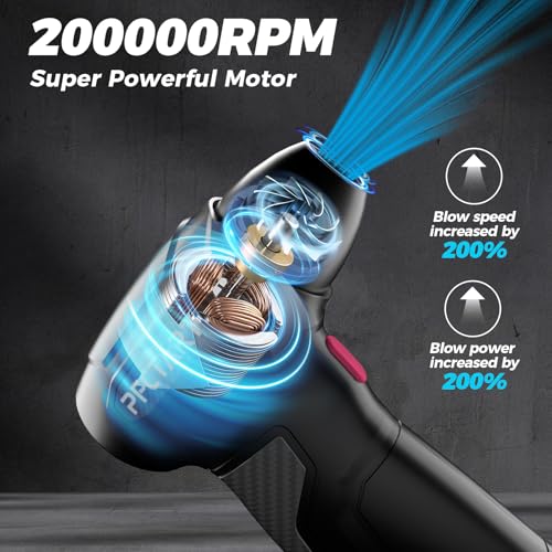 200000RPM Cordless Electric Air Duster F13965