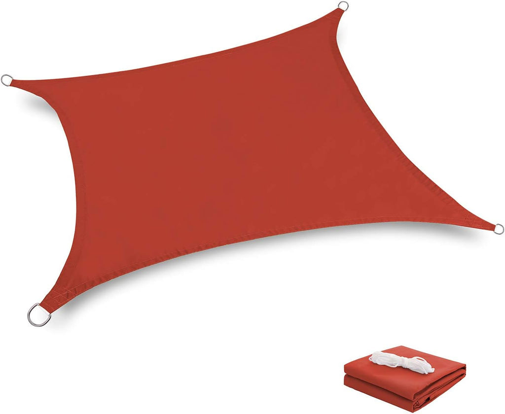 Blue Rectangle Sun Shade Sail 10' x 13' R912