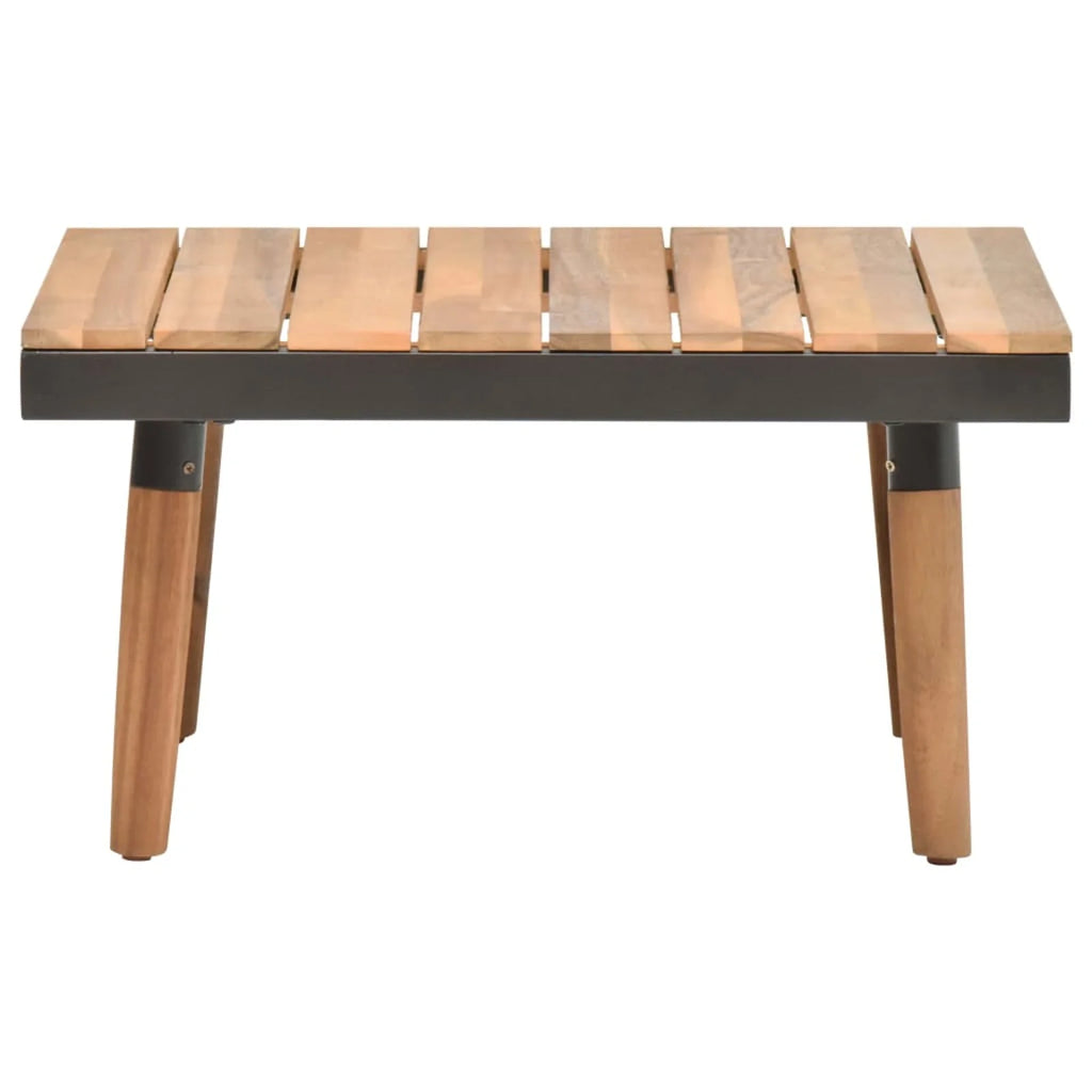 4 Piece Acacia Wood Patio Lounge Set with Cushions A3522