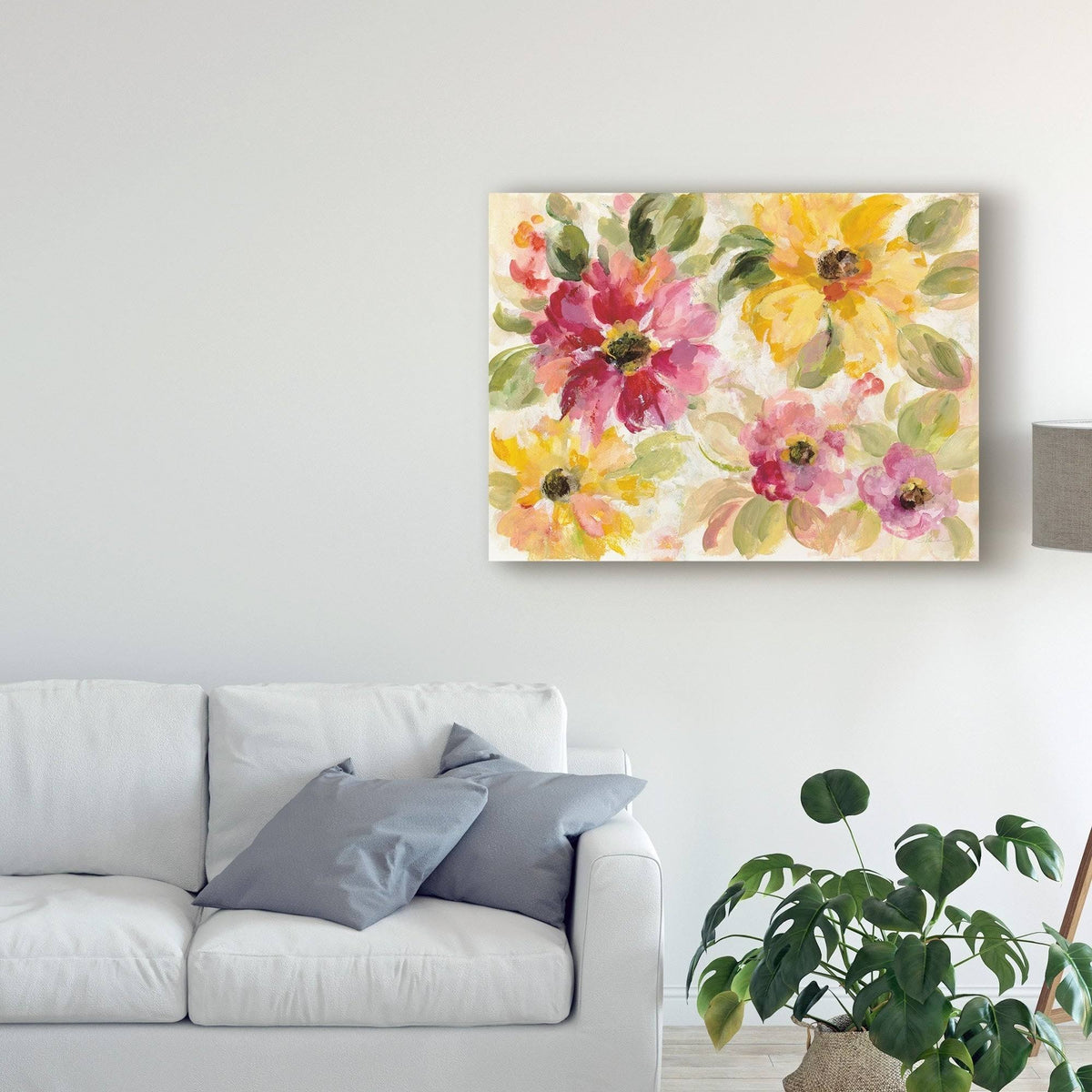 Floral Radiance Canvas Art 24x32 U63941