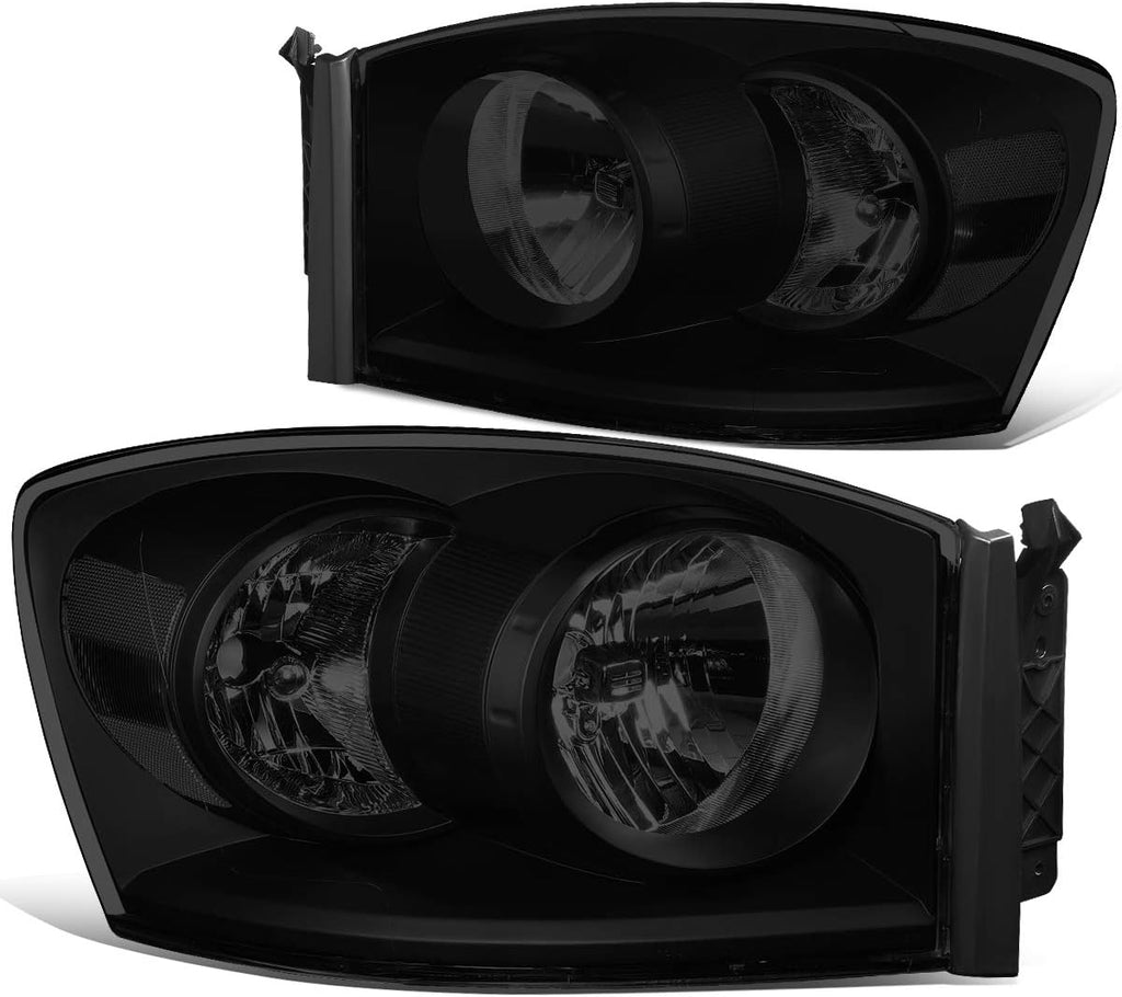 Smoked/Clear Dual LED DRL Sequential Turn Signal Projector Headlights E977
