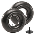 (2) Tire Inner Tubes 15x6x6 TR13 Straight Valve Stem J714216