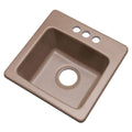 Composite Granite Prep Sink with Three Holes, 16-Inch L224671
