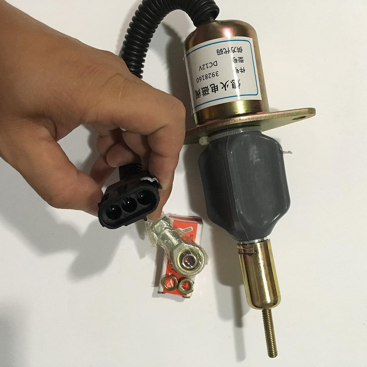 12V Shutdown Solenoid for Cummins 6CTA 8.3L Engine, Pack of 2 N5083