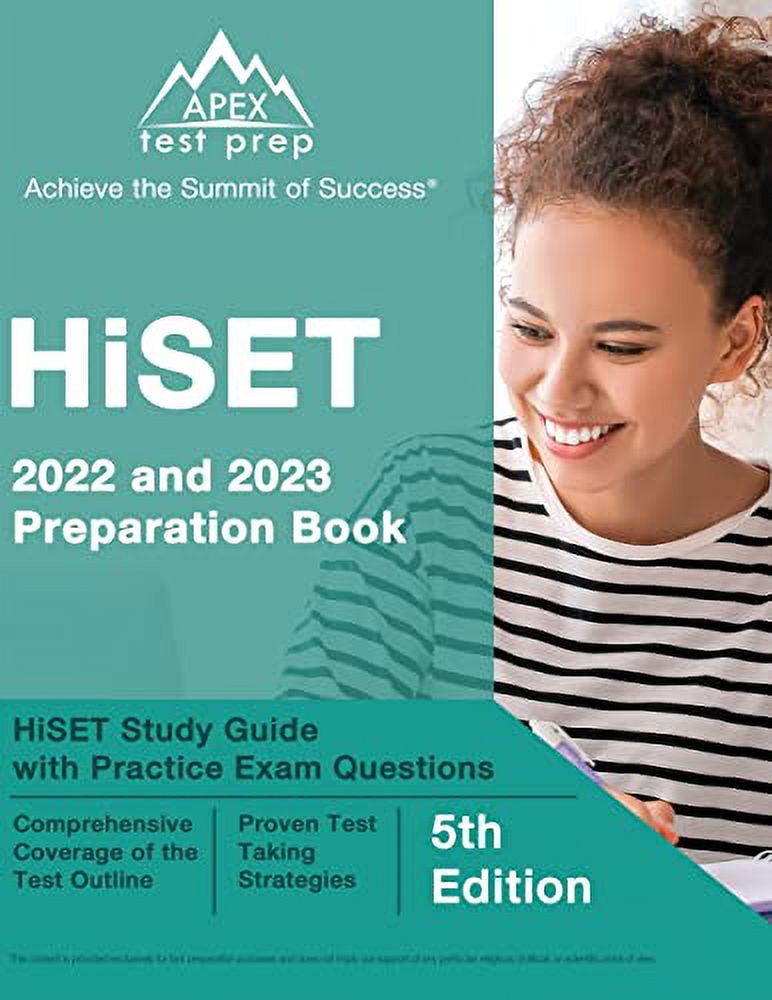 HiSET Preparation Book with Practice Exam Questions, 5th Edition Paperback P468996