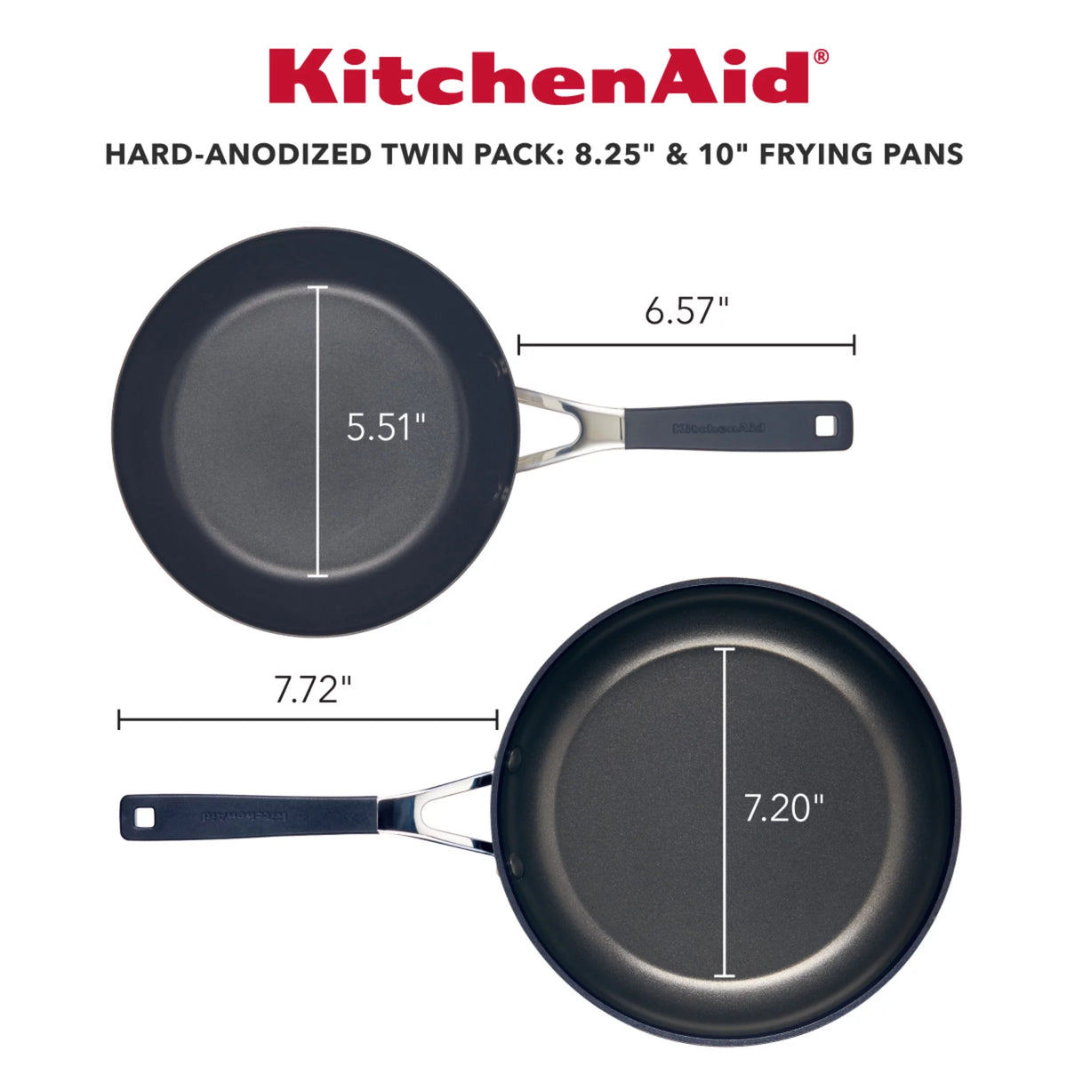 8.25 inch and 10 inch Nonstick Frying Pan Set C7121