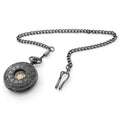 Black Ornate Pocket Watch K93104