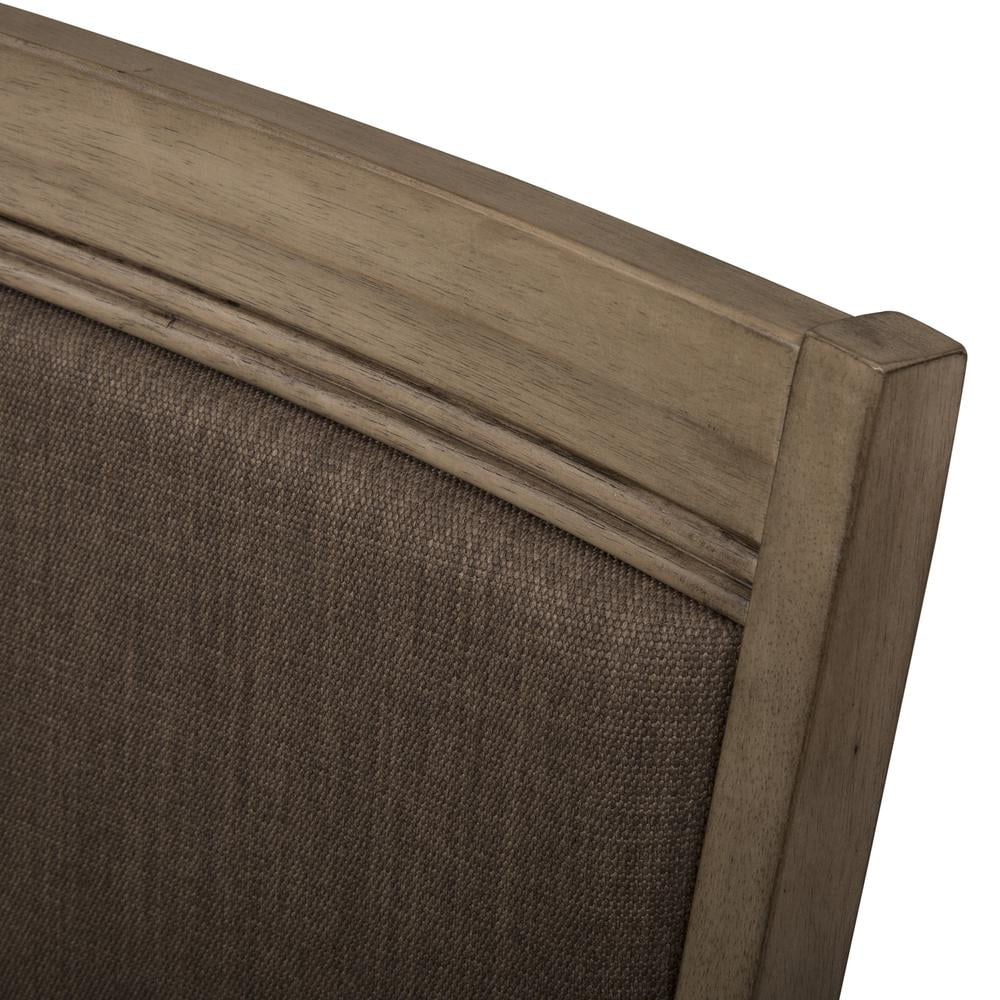 Brown Set of 2 Upholstered Side Chair F58847