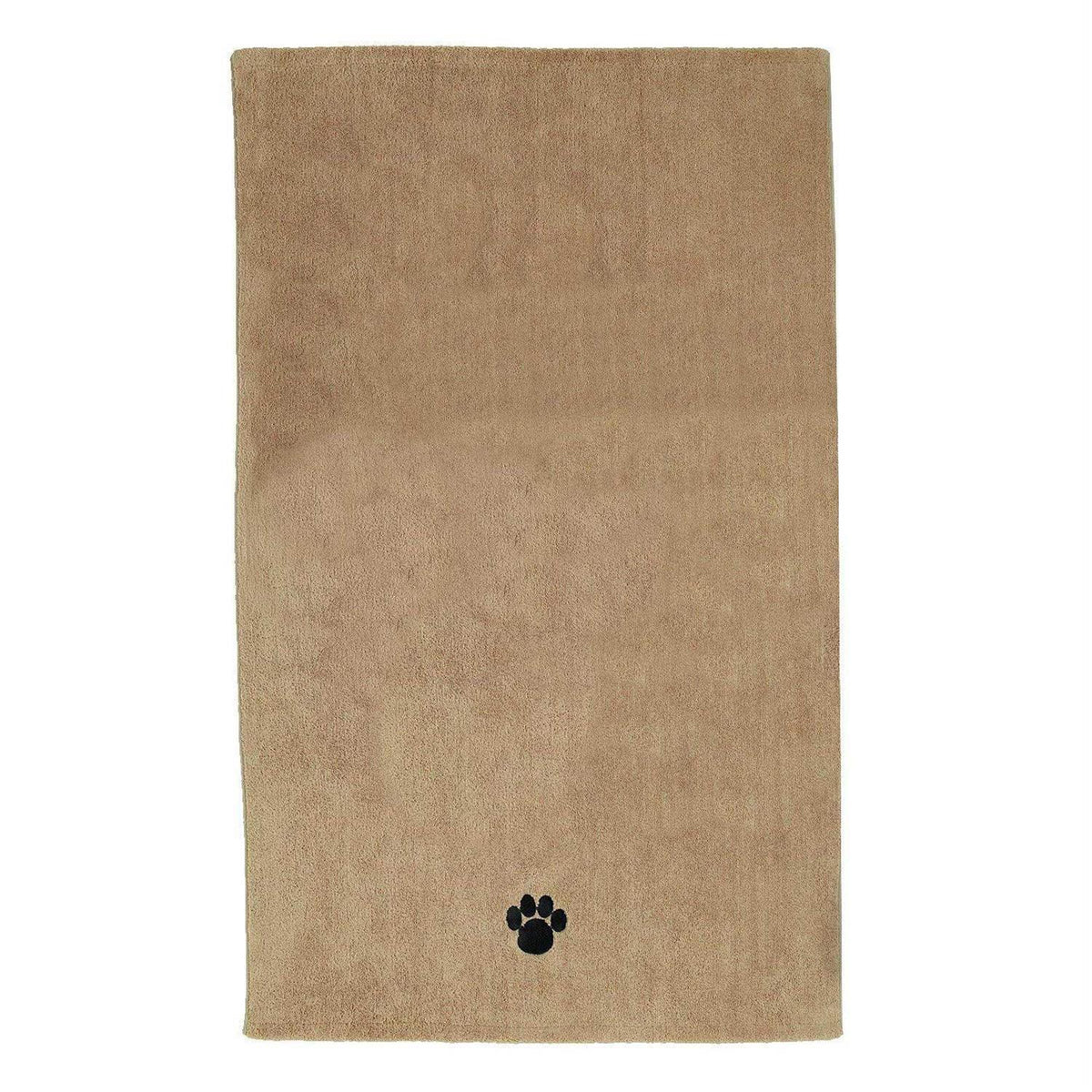 Red Embroidered Paw Pet Towel C913618
