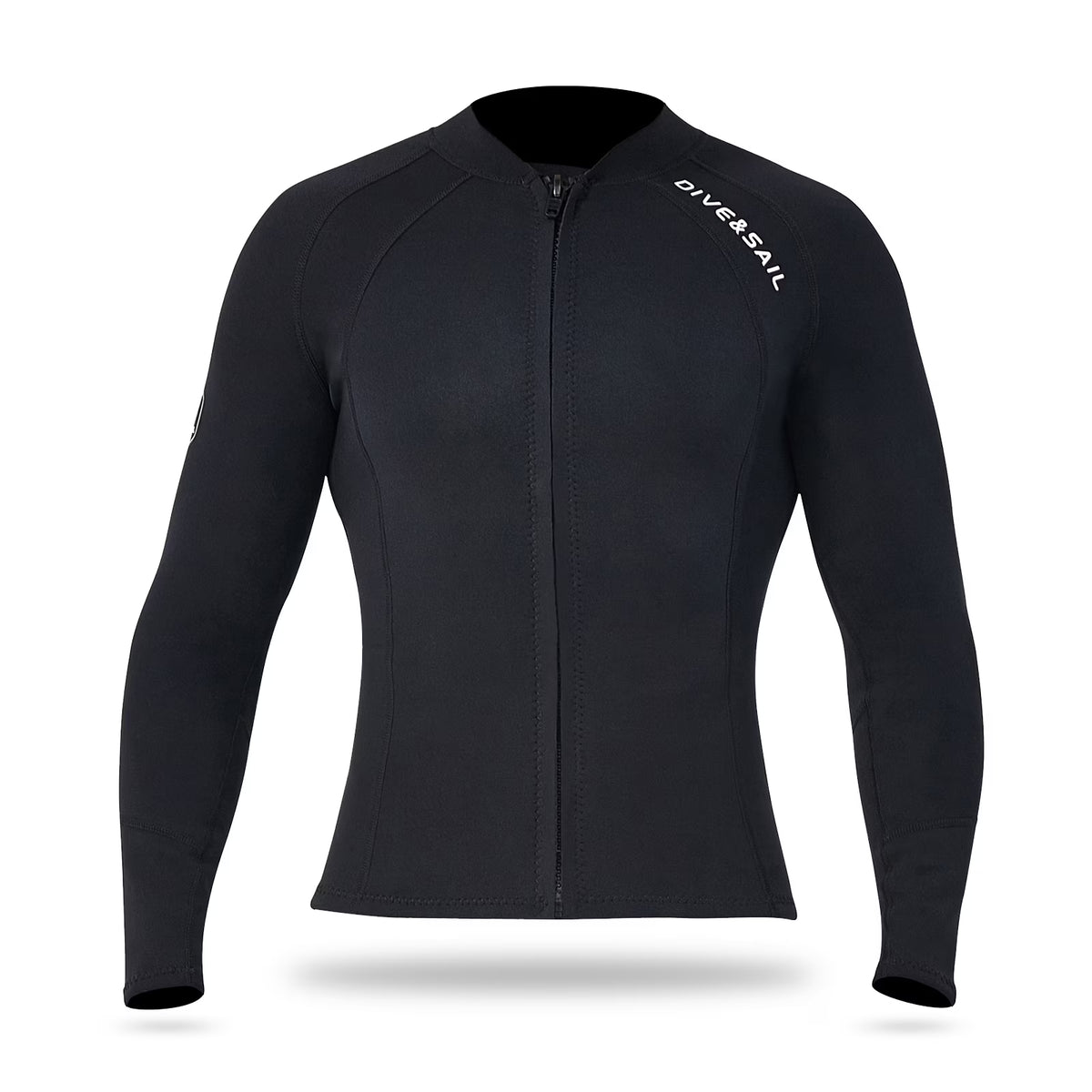 2mm Neoprene Front Zipper Wetsuits Jacket Long Sleeves P138