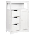 Bathroom Cabinet 3 Drawers Storage Organizer O581756