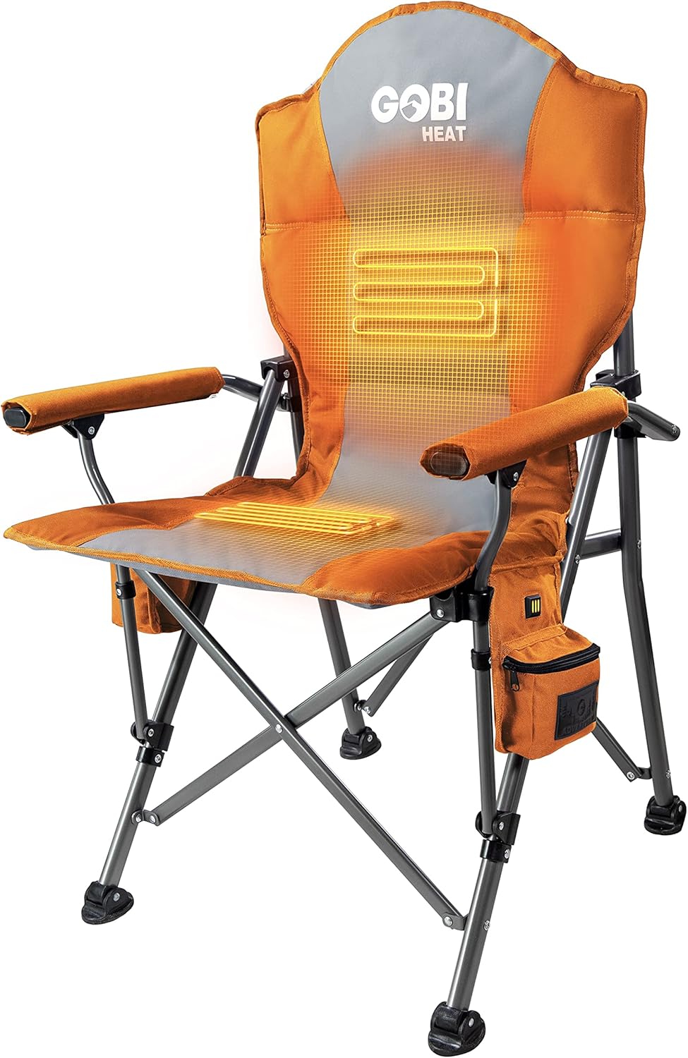 Heated Camping Chair with Battery and Charger F21310