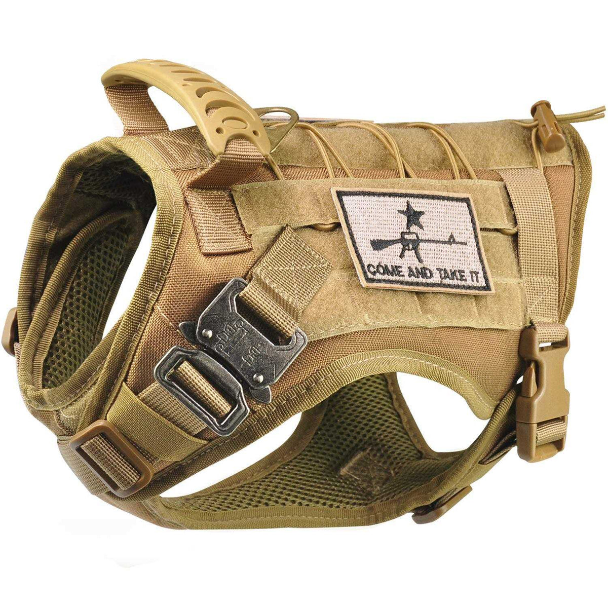 Tactical Service Dog Vest Harness with Rubber Handle D1916