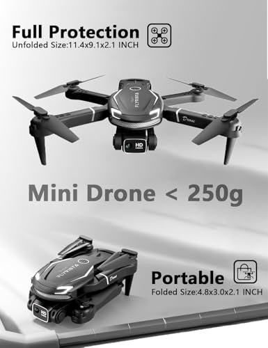Mini Drone with Camera, 1080P FPV, 3 Batteries P543