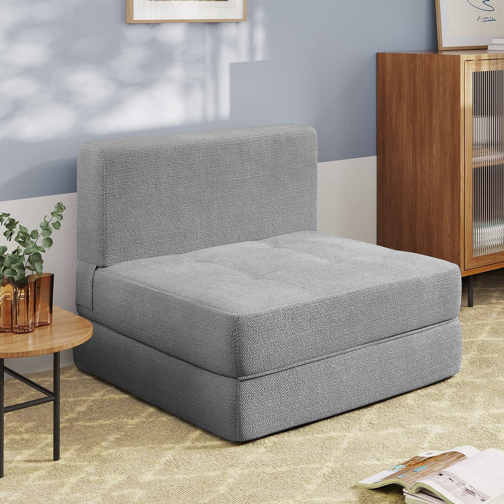 Light Gray Sleeper Sofa Bed D95410