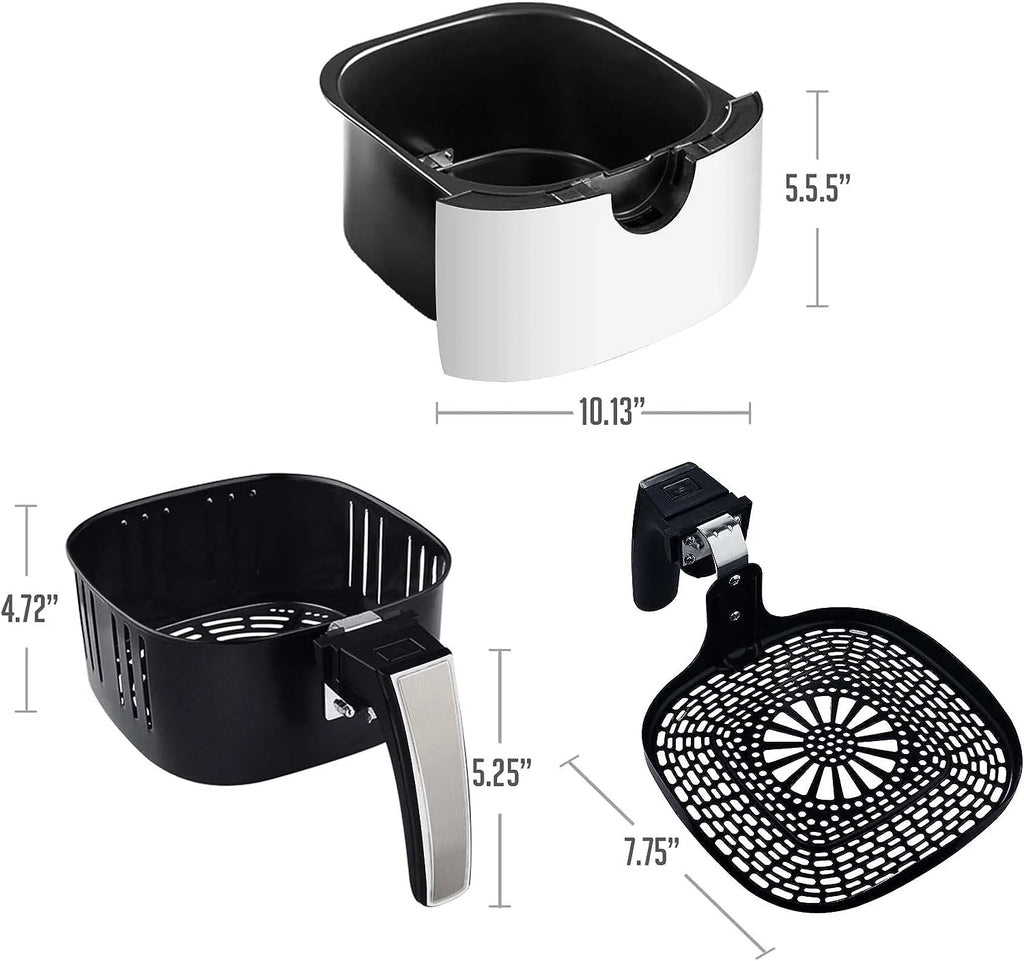 3.2 Qt Compact Non-Stick Air Fryer E226355