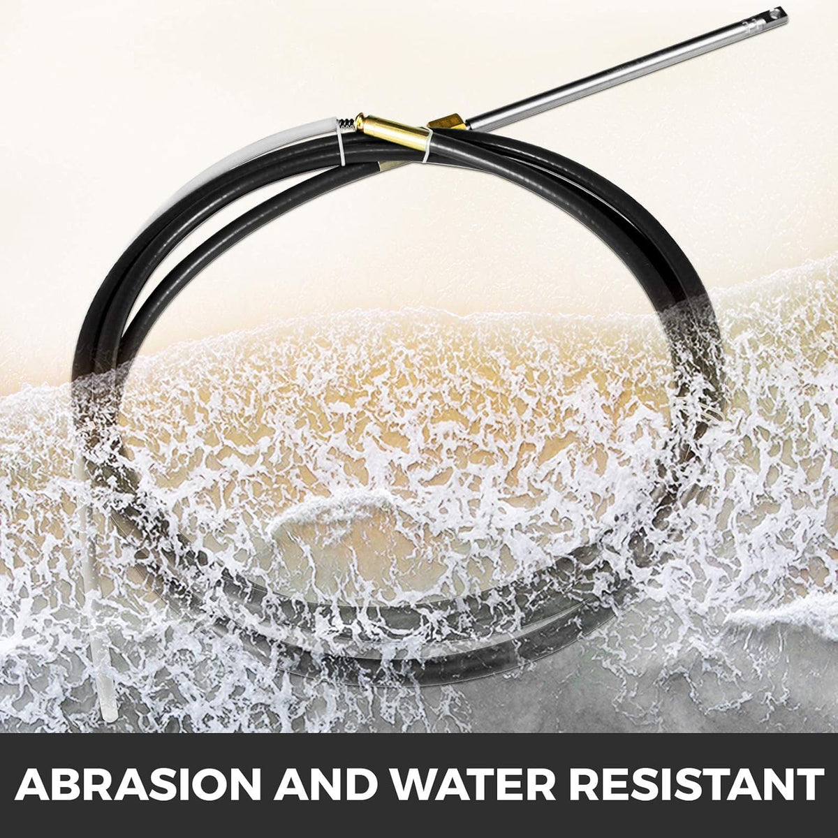 Boat Steering Cable 14ft Rotary Mechanical Steering Cable V9186