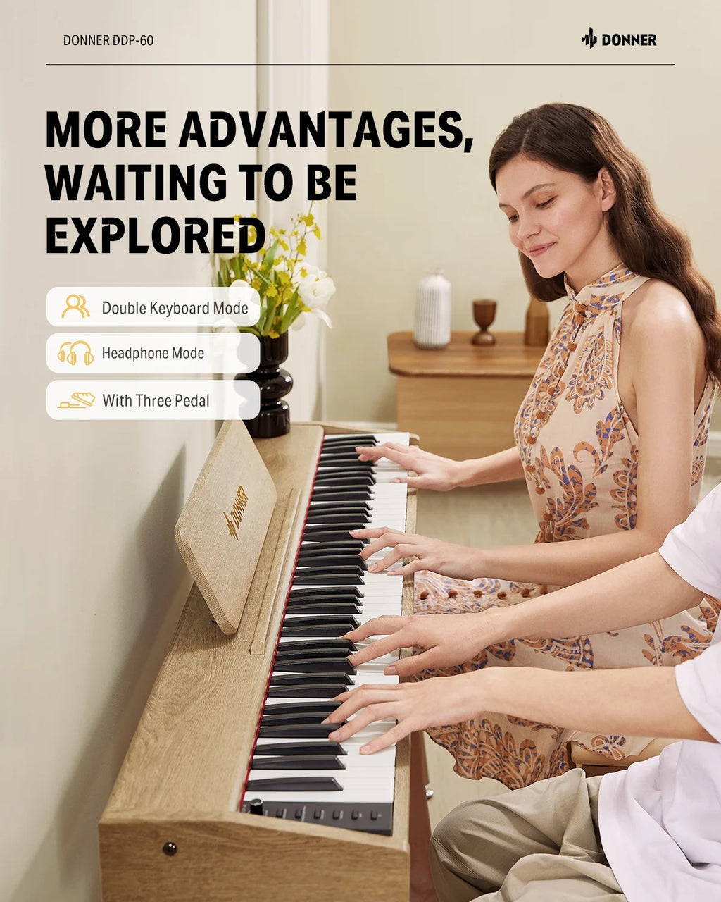 88 Key Digital Piano with Speakers T637