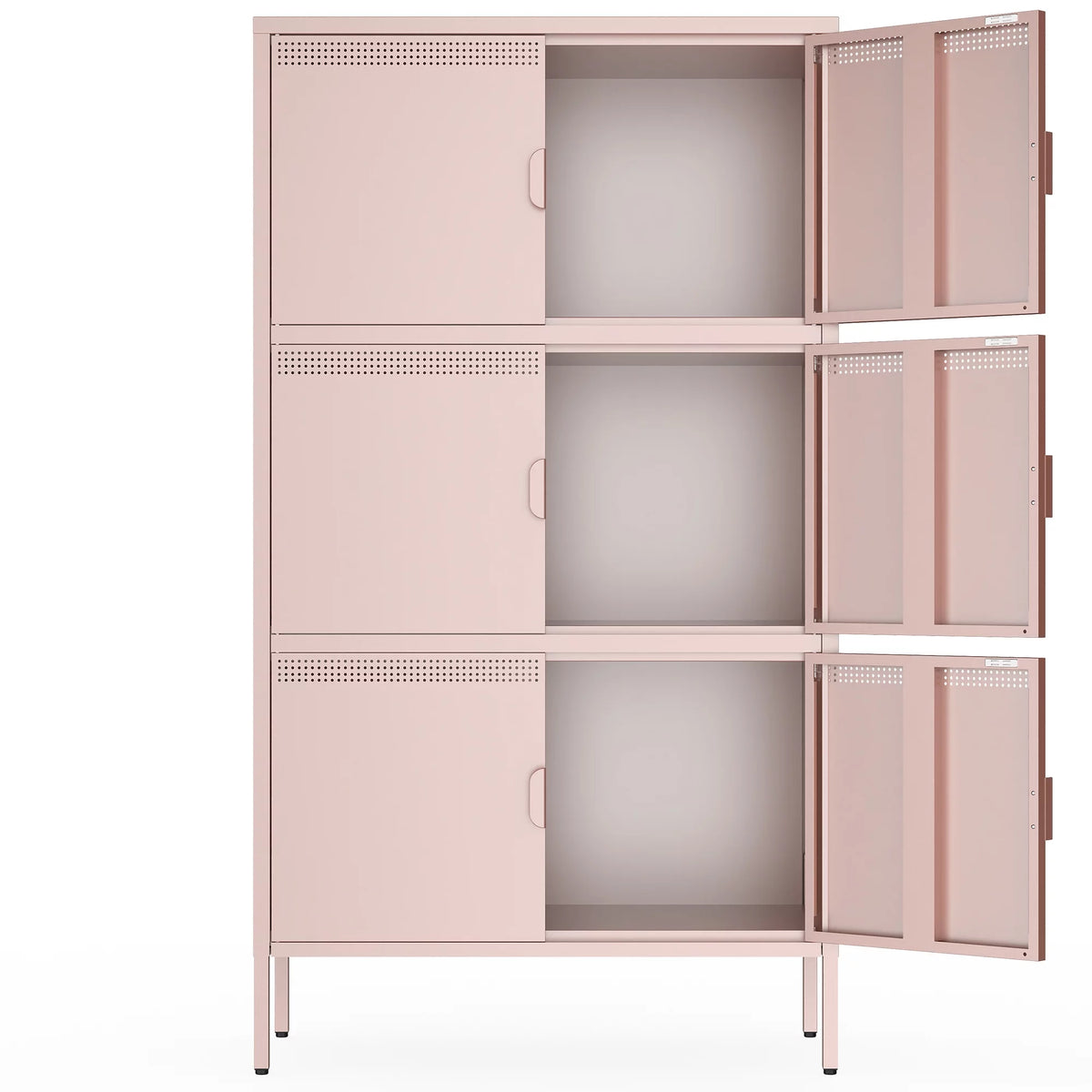 6 Doors Metal Storage Cabinet with Adjustable Shelves T991