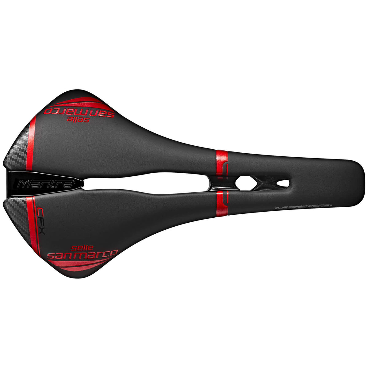 Black/Red Wide Saddle N470879