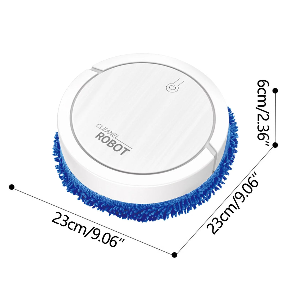 White Intelligent Mopping Robot Q72537