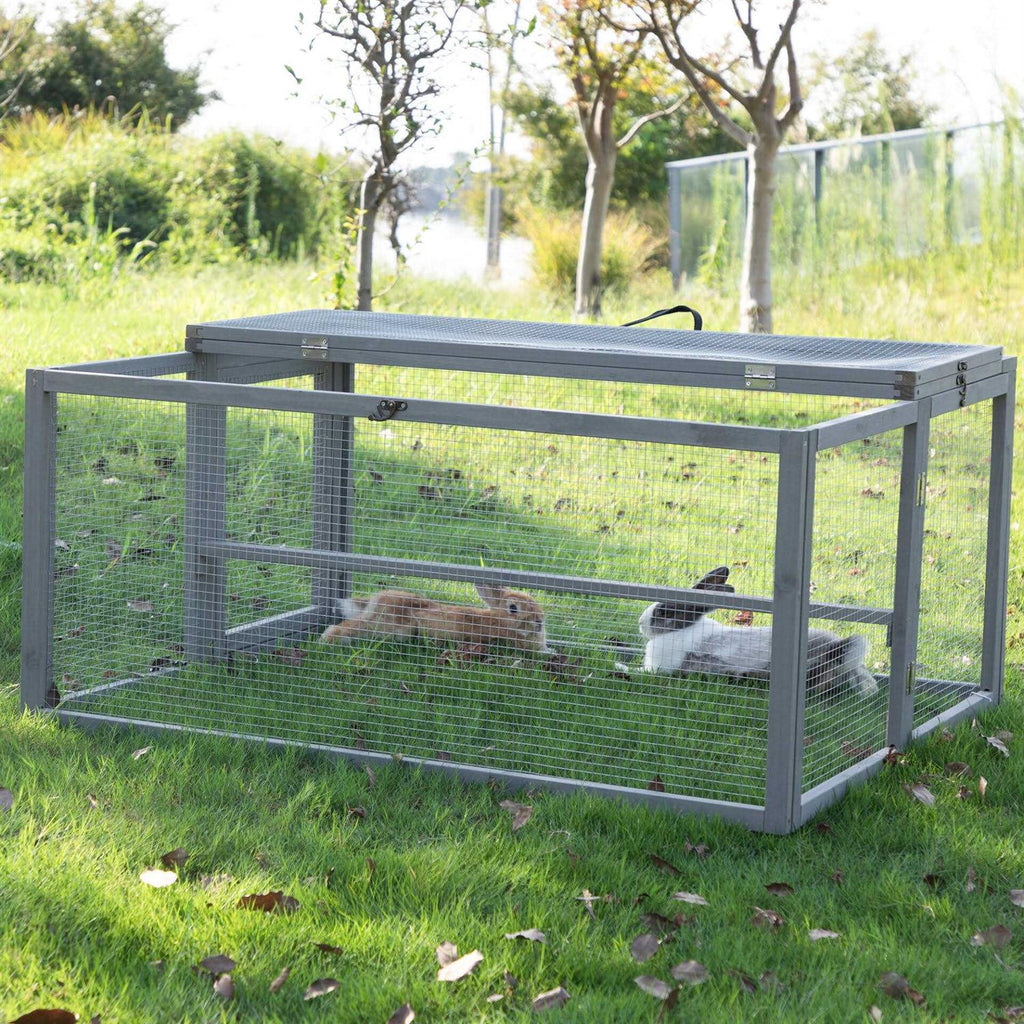 Chicken Coop & Roosting Bar Small Pet Hutch D812918