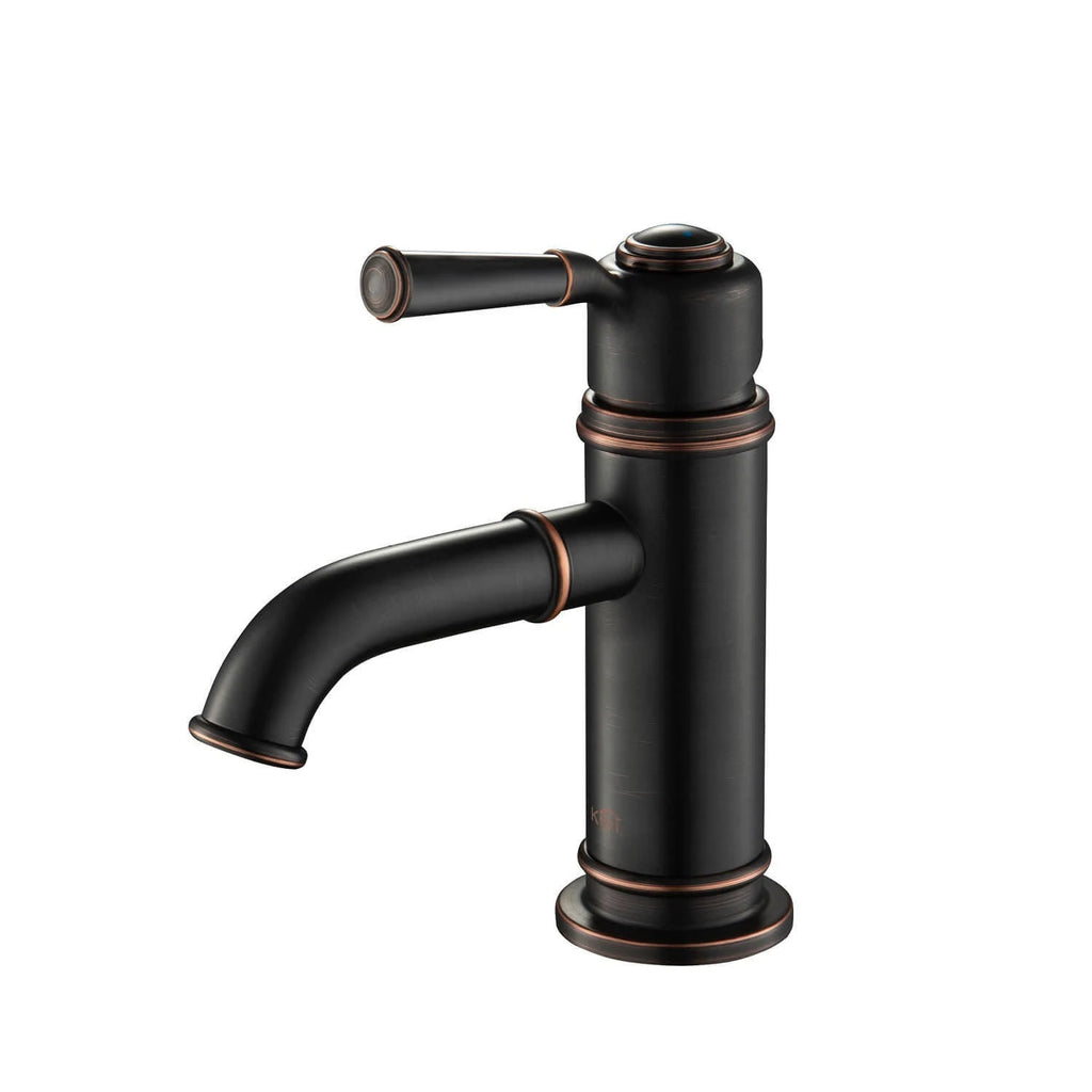 Oil Rubbed Bronze Single Hole Bathroom Faucet G45363