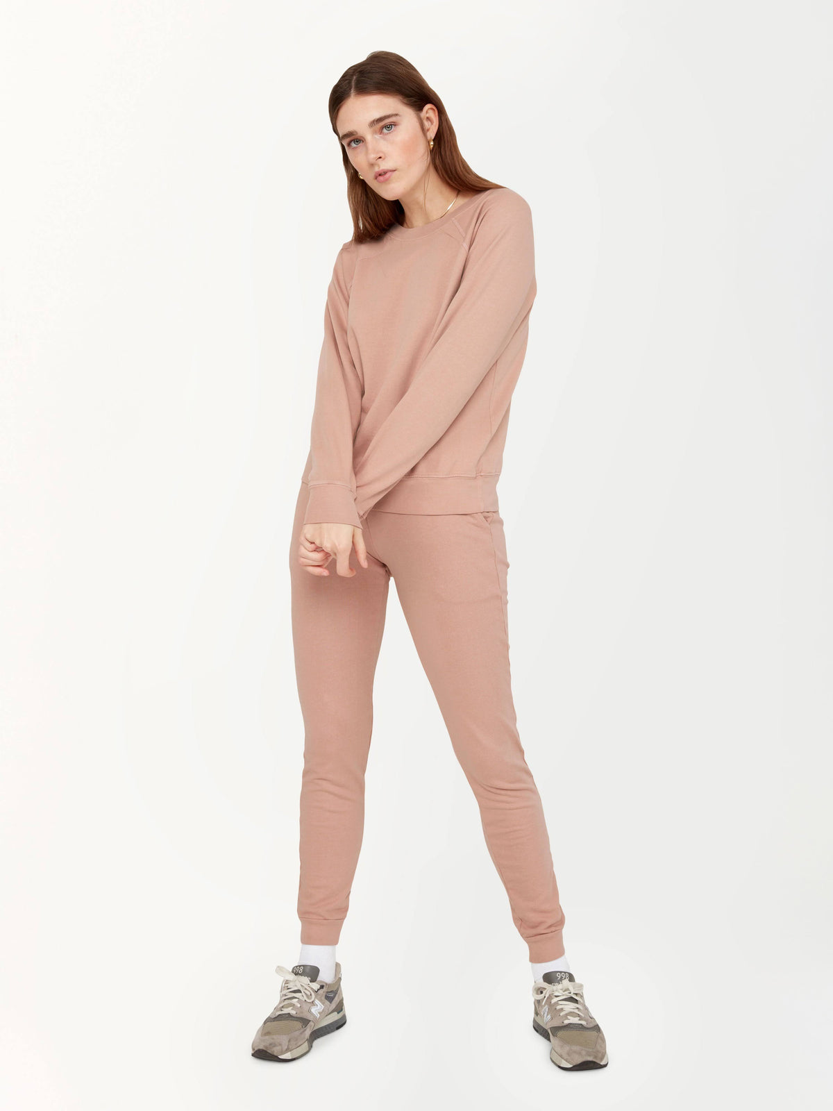 Organic Terry Classic Jogger Rose / 3X V514