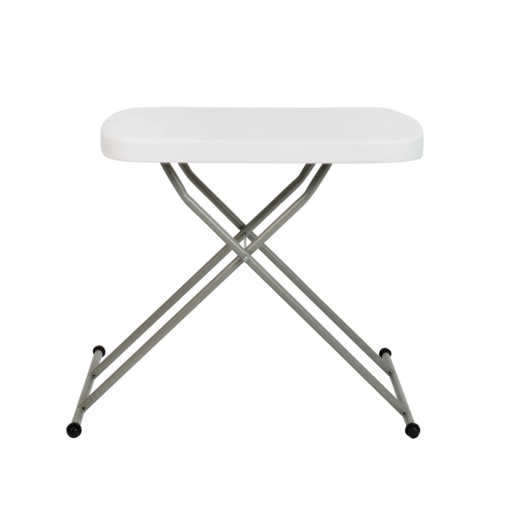 26 Inch Granite White Plastic Folding Table D67221