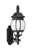 Black Outdoor Wall Lantern H1368