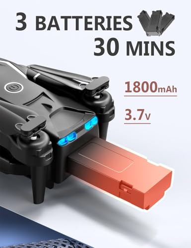 Mini Drone with Camera, 1080P FPV, 3 Batteries P543