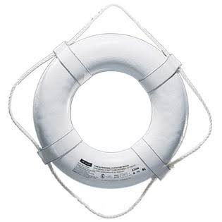 19 inch White USCG Life Ring Q524782
