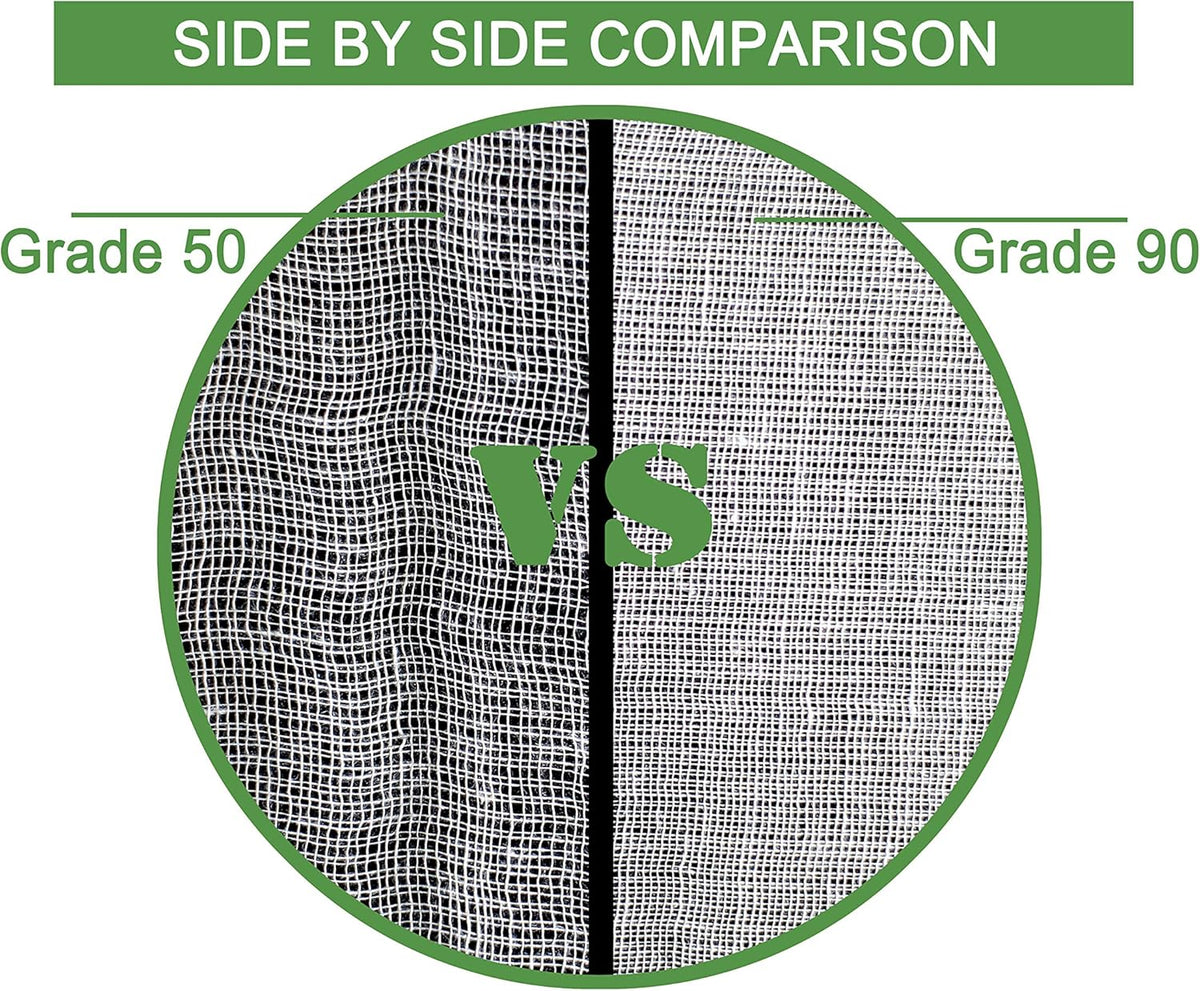 100% Cotton Unbleached Fine Cheesecloth, 54 Sq Feet, Pack of 2 A796440