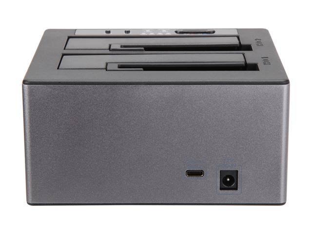 External Hard Drive Docking Station with USB 3.1 Type-C D420726