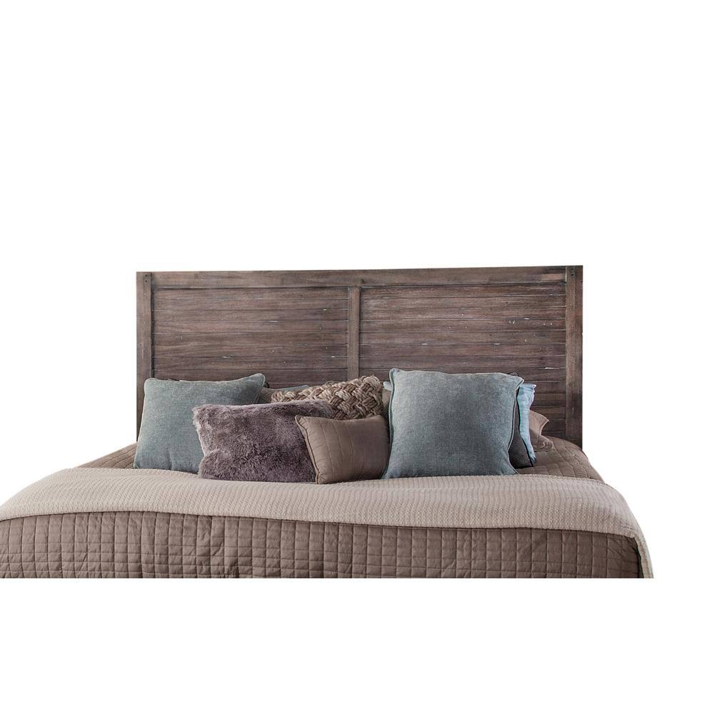 Weathered Gray King Panel Headboard K396